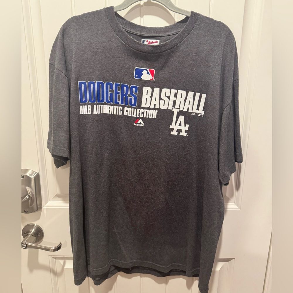 Men’s XL Gray Los Angeles Dodgers Tee